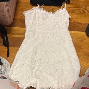 Lulu's White Eyelet Dress